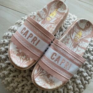 Capri Slides with CD designer print
